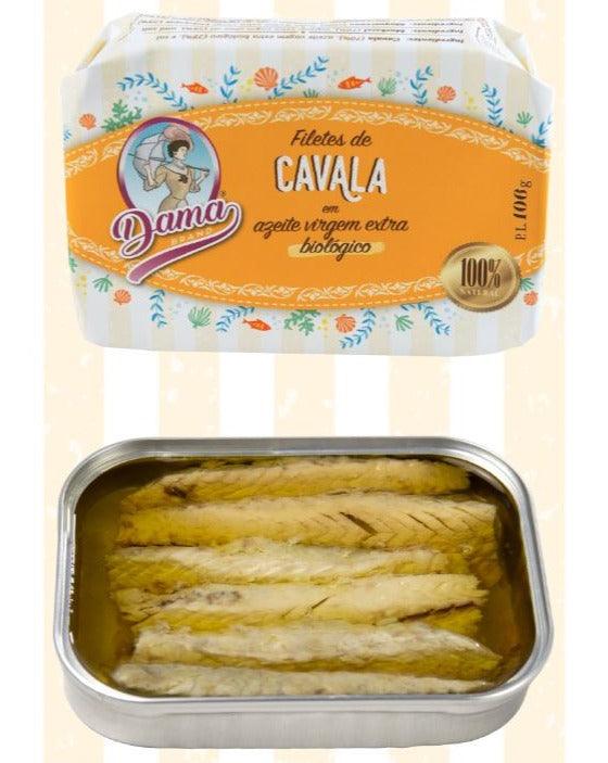 Mackerel fillet in organic extra virgin olive oil (BIO) | Dama
