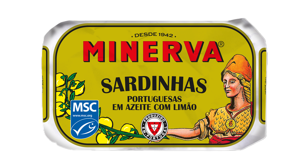 Sardinės alyvuogių aliejuje su citrina | Minerva Classic